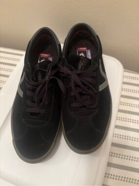 Vans Off The Wall Pro Skate Shoes Black Suede Gum Sole Men’s Size 9 Men's Black